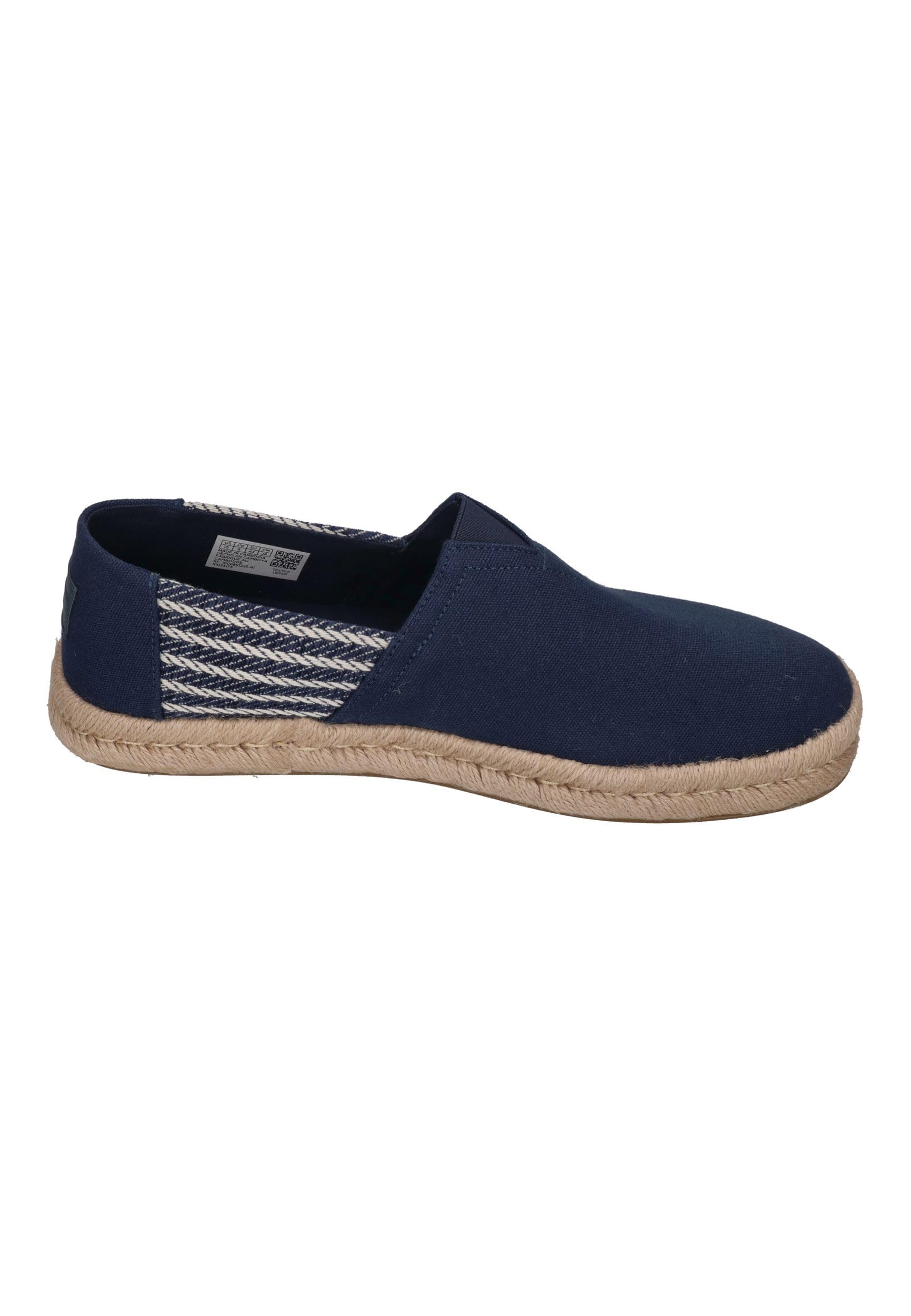 TOMS Herren Espadrilles Alpargata Rope 2.0 10023173 Navy Nautical Stripe