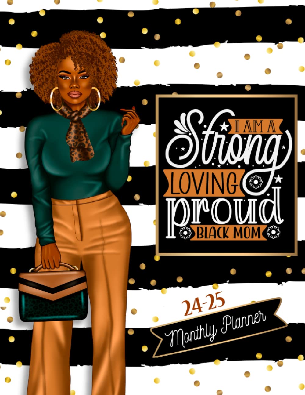 Independently published Black Girl Planner 2024-2025: Monthly Two Year- January 2024 through December 2025- with Holidays and Inspirational Quotes for Amazing Black Women