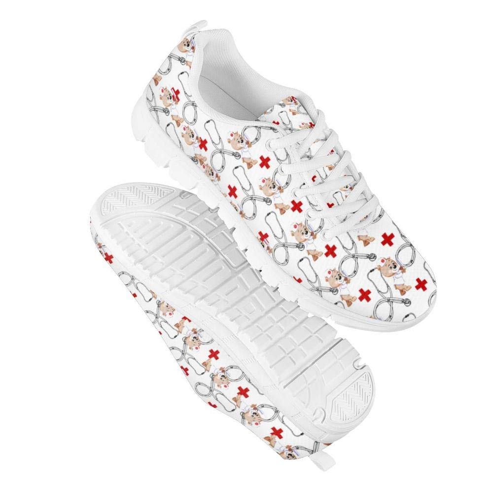 Doctor Bear Borsa per la Spesa da Donna e Sneakers da Corsa alla Moda Scarpe da Trekking da Passeggio Scarpe da Ginnastica comode e Traspiranti