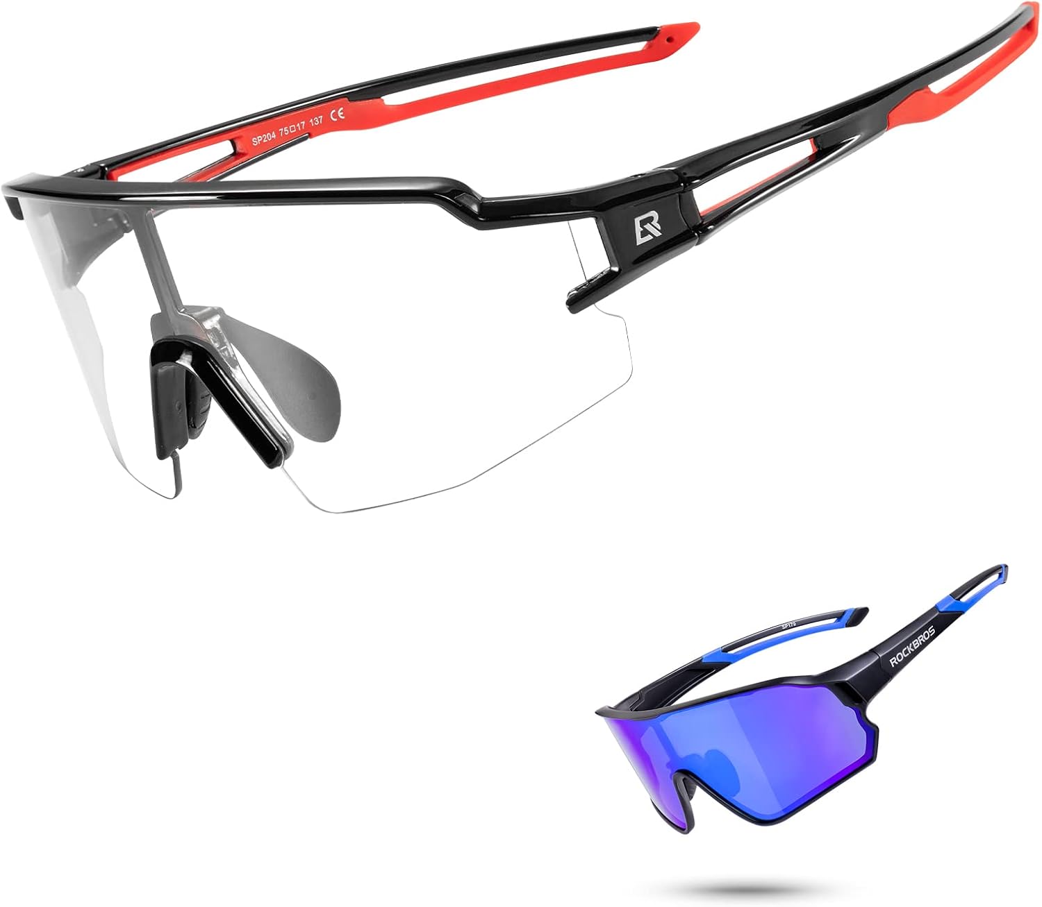 ROCKBROS Polarized Sunglasses with Photochromic Sports Sunglasses