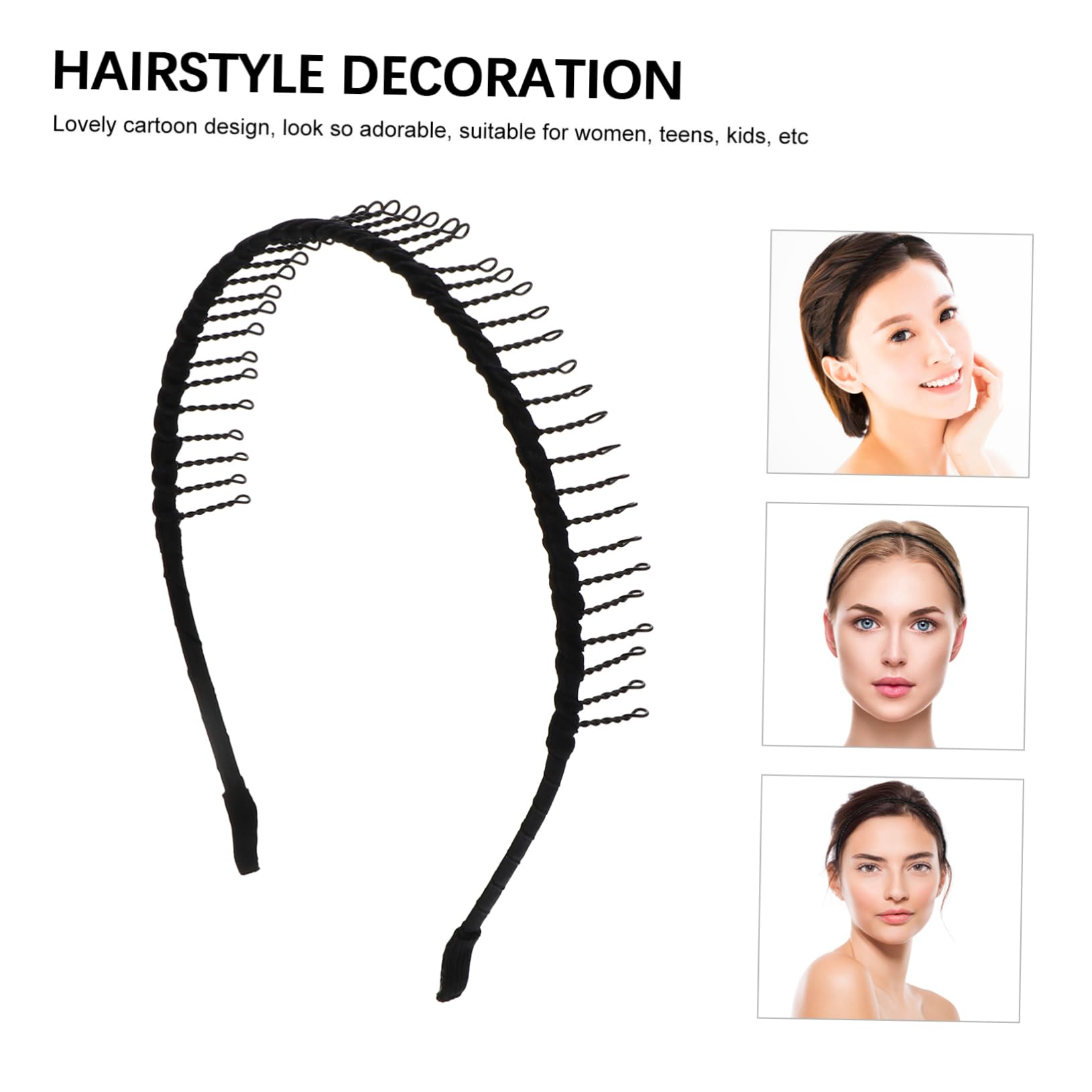 FRCOLOR 18piezas Antideslizantes Dientes Cabello Accesorios De Moda Para y Sujeción