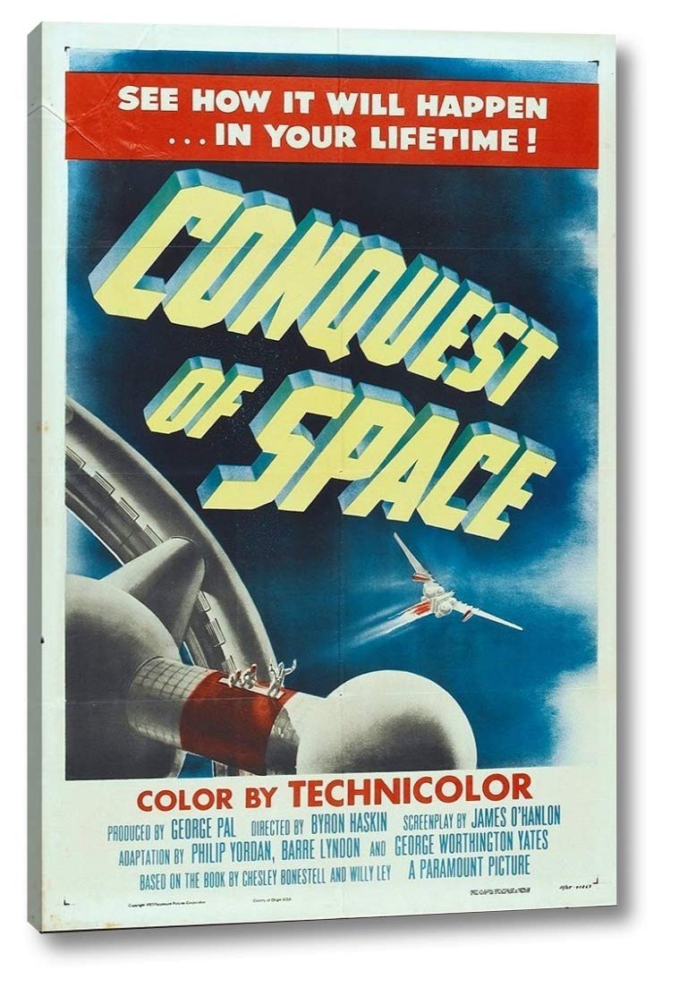 Conquest of Space by Hollywood Photo Archive - 20" x 30" Canvas Art Print Gallery Wrapped - Ready to Hang