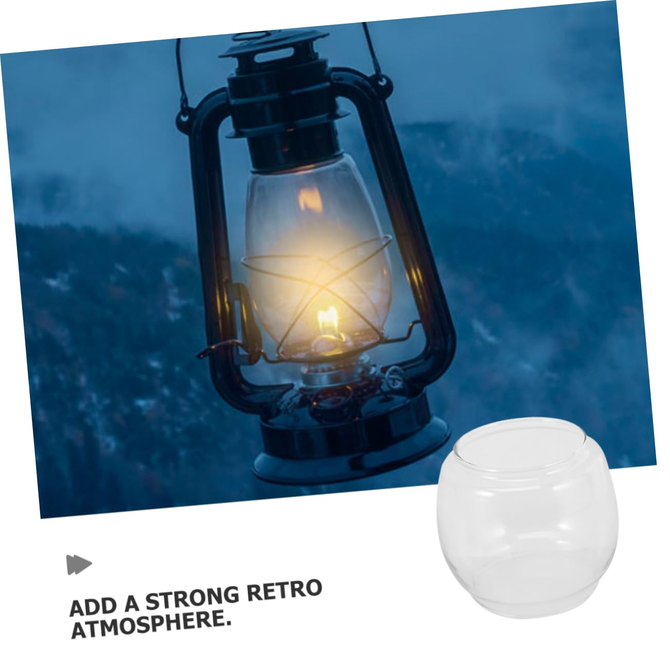 NOLITOY Jour Verre Transparent Pour Lampe à Huile Couvercle De Lampe Pour Cheminée à Kérosène Remplacement De Verre