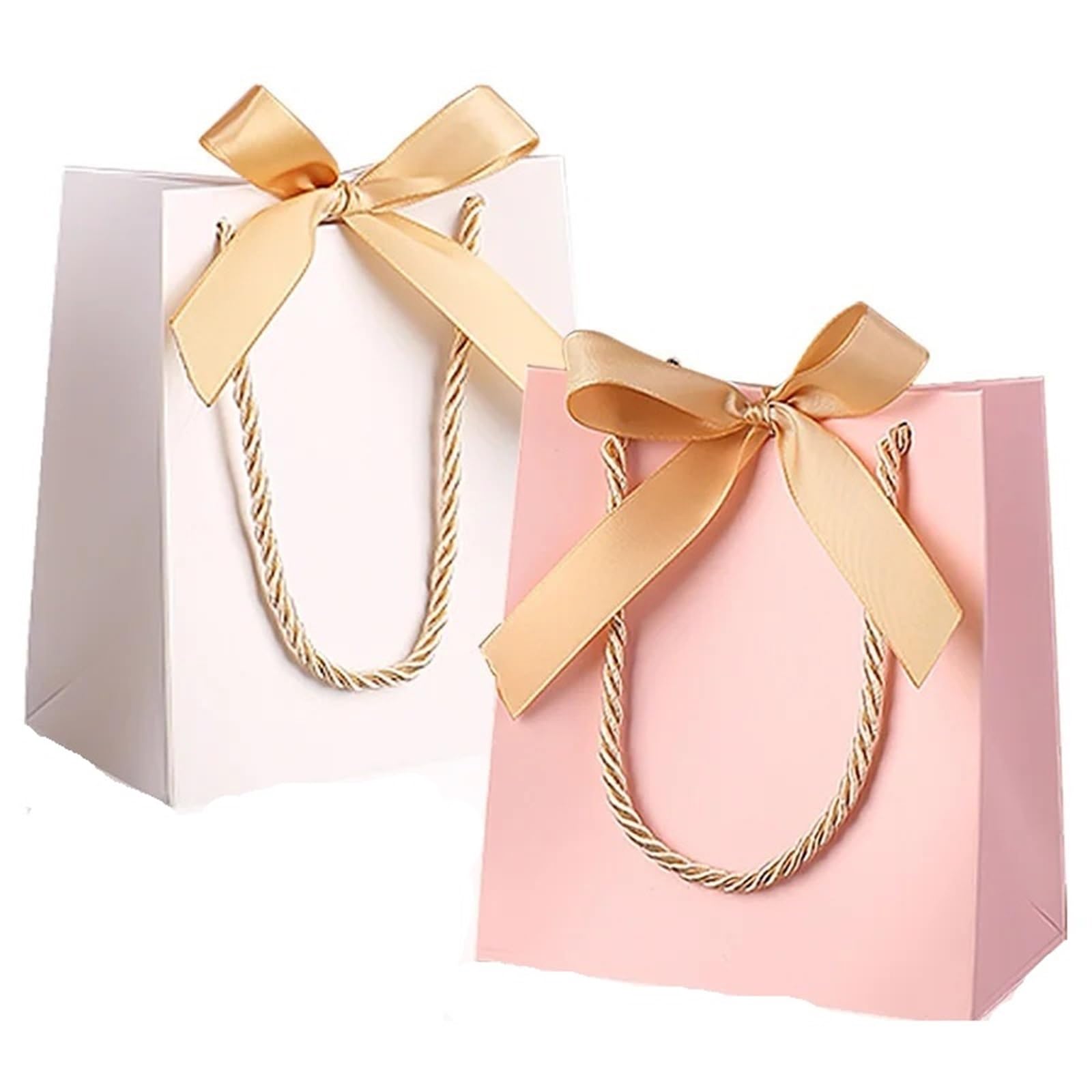 Busta Regalo Sacchetti regalo in carta da 12 pezzi con fiocchi in nastro