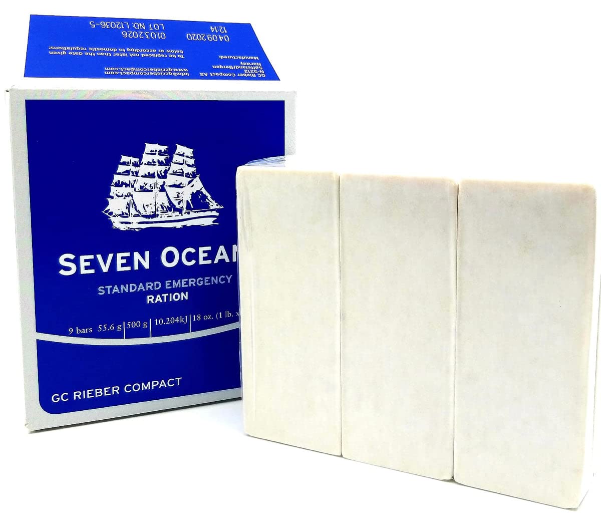 Seven Oceans Emergency Compact Food Ration – 2400 kcal 72-Hour Survival Food Bars, Ready-to-Eat Emergency Disaster & Lifeboat Ration - 5
