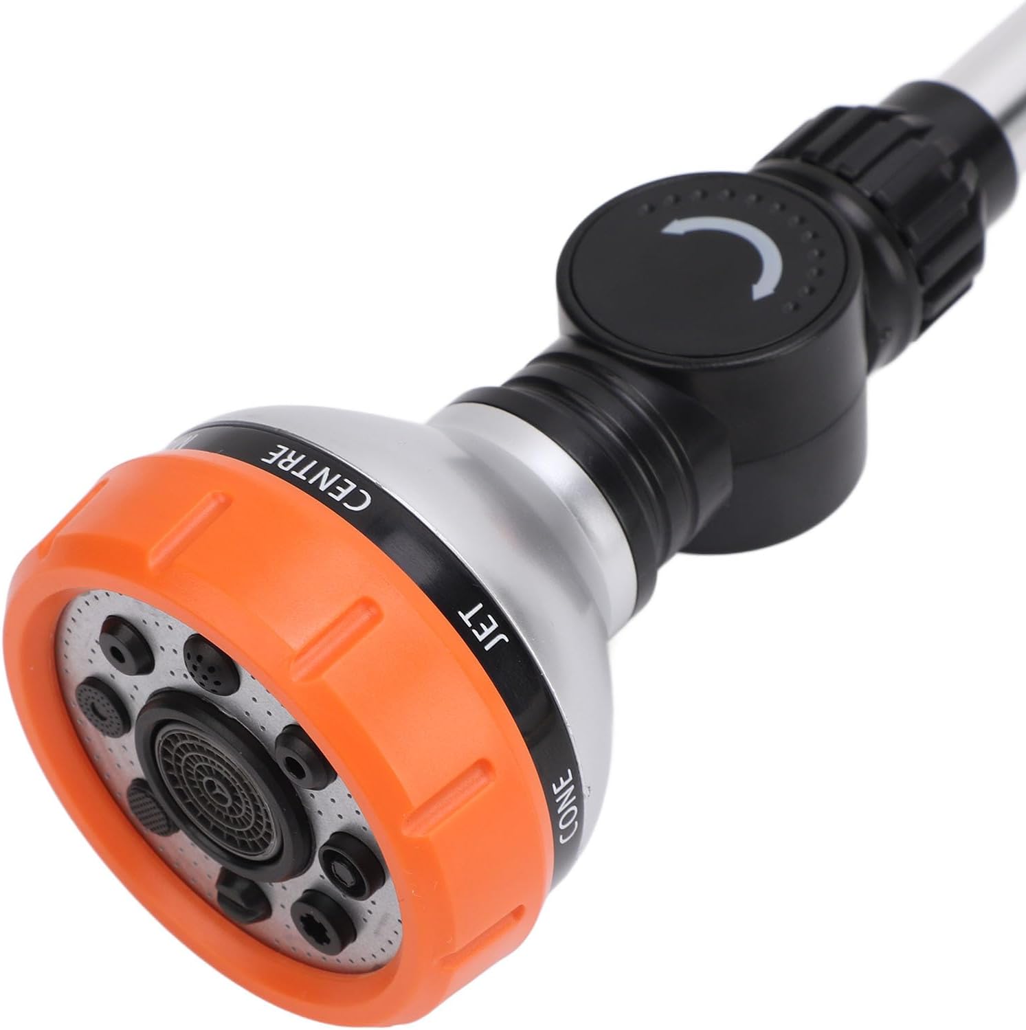 Garden Hose Wand 8 Patterns Multifunctional Lightweight Aluminum TPR Long Nozzle Sprayer for Agriculture Car Washing