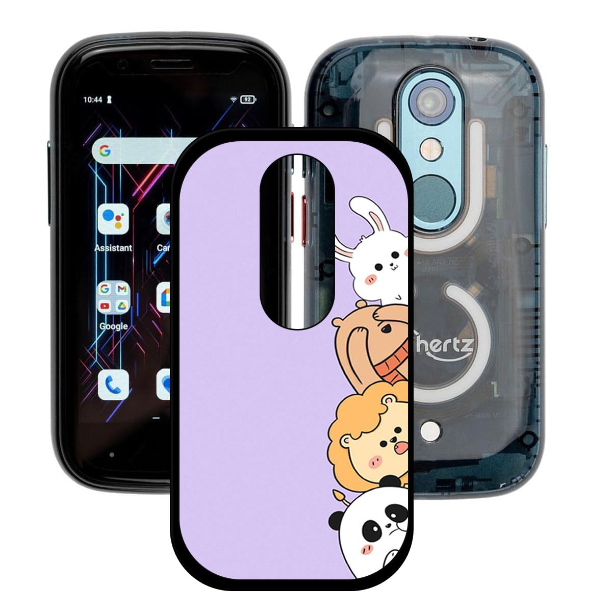 Case for Unihertz Jelly Star, Soft Slim Thin Black Protective Phone Cover Flexible TPU Protection Bumper Shell Case for Unihertz Jelly Star (3.0") - KE77