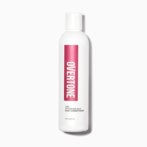 OVERTONE Haircare - Acondicionador diario semipermanente de 8 onzas con manteca de karité y aceite de coco, mantiene la sombra existente con tinte