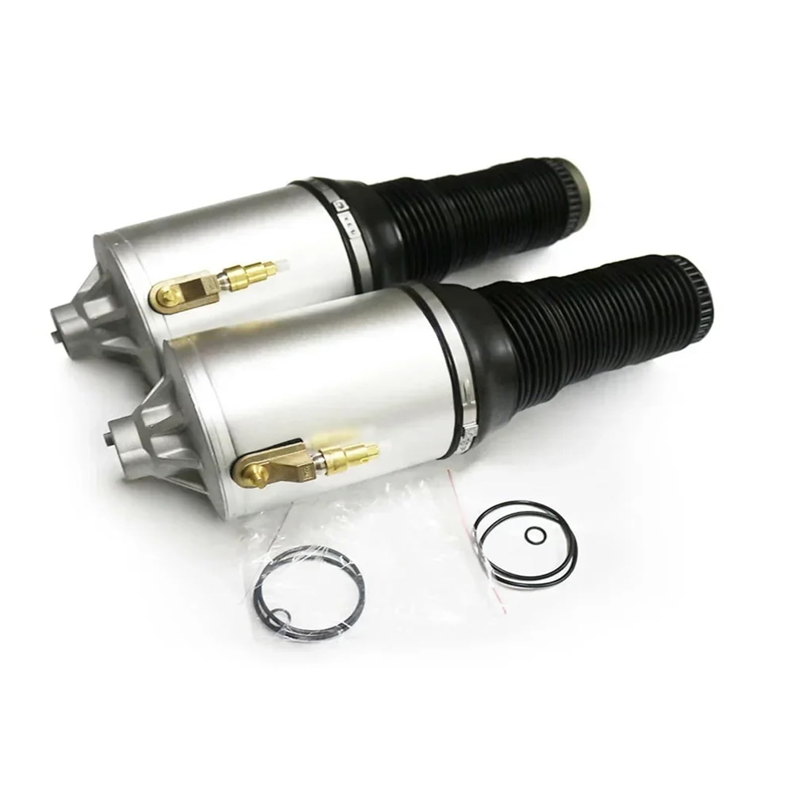 2 piezas 3D0616040 compatible con VW Phaeton Bentley Spur bolsa de choque de aire delantero suspensión suspensión neumática puntal 3W0616040C 4W0616040, 4W0616040B(V,Phaeton (3D))