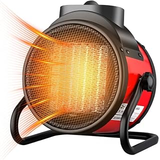 Saker 3000W Portable Ceramic Heater with Adjustable Thermostat, PTC Fast Heating Technology, 90° Oscillation & Safety Protection for Home Office Workshop