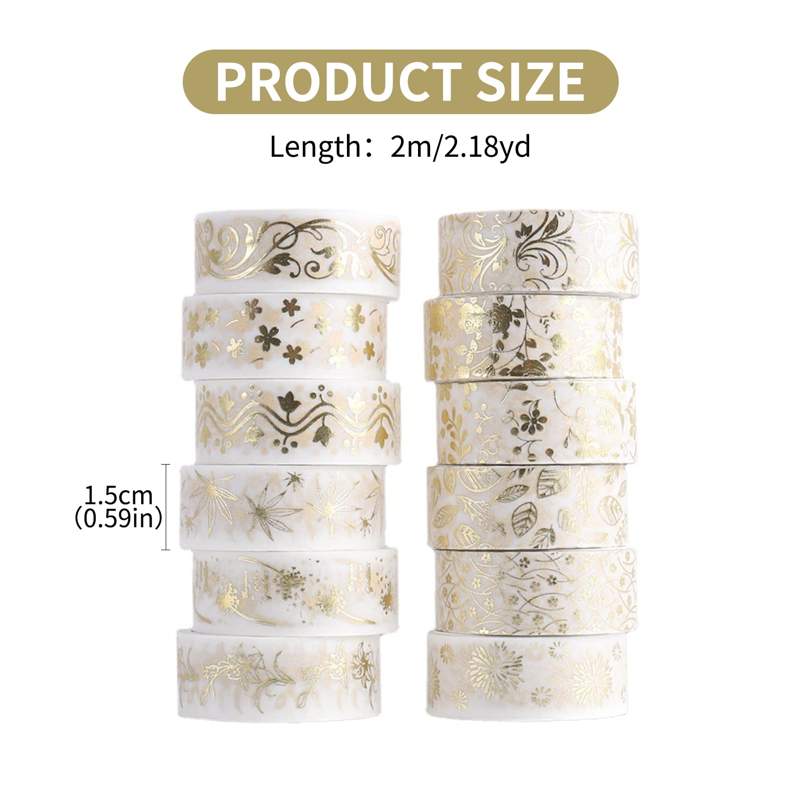 Nastro Washi YUBX Tema Ferrovie - 4 Rotoli 15mmx10m Per Decorazioni Creative - Foto 3