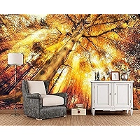 3D WORLD MAP G11278 Wallpaper Wall Murals Removable Self-adhesive Honey