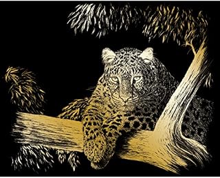 Royal Brush Gold Foil Engraving Art Kit 8"X10"-Spotted
