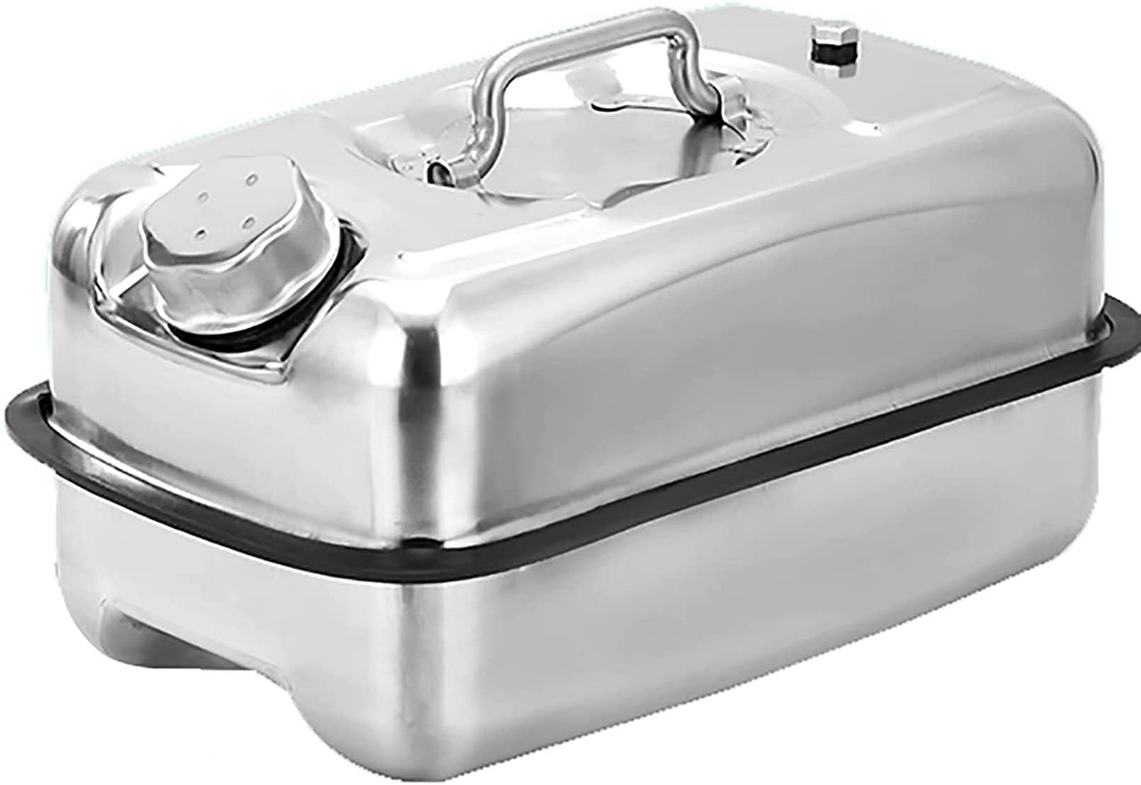 Serbatoi di carburante per auto e moto 5L, 10L, 20L Taniche di benzina in acciaio inossidabile 304 Tanica di gas per auto Tanica di contenitore per olio di benzina (A 10L) (A 10L)