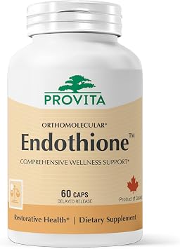 PROVITA Endothione | Glutathione Booster | Supports Natural L-Glutathione Production | Precursors with Zinc, Selenium & Probiotic | Detox Support | Immune Health | Liver Function | 60 Veg Capsules