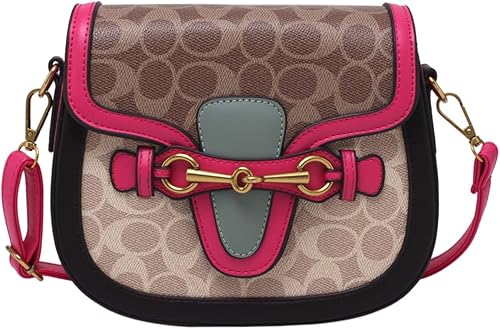 Miniatura 1 de Bolsos cruzados pequeños para mujer - Bolso de cuero - Diseño de moda - Hebilla dorada