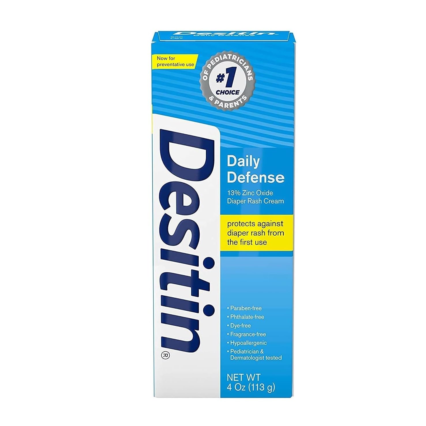 Amazon.com: Desitin Daily Defense Diaper Rash Cream with Zinc