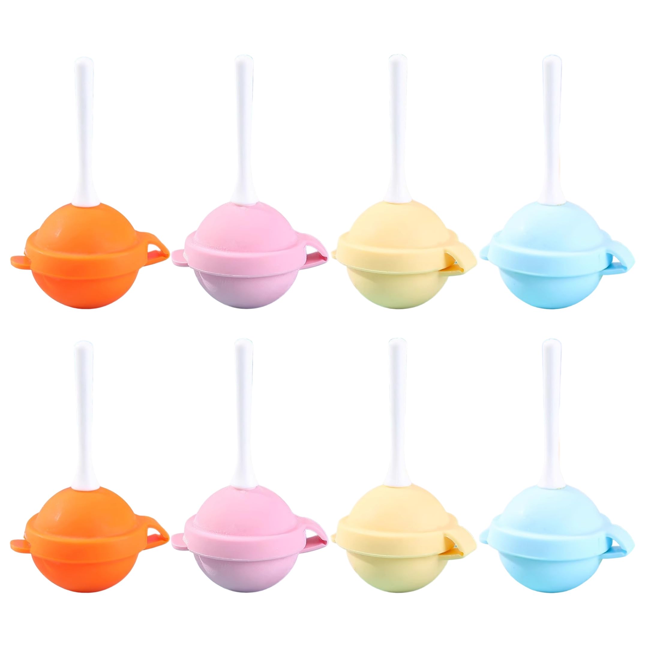 Perodlly Ice Cream Popsicle Molds, 8pcs Silicone Popsicle Molds, Easy-release Ice Cream Mold For Diy Snacks, 1.77×3.94in..