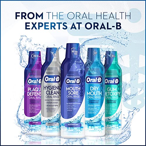 Oral-B Dry Mouth Oral Rinse Mouthwash, Moisturizing Mint, 16 Fl Oz #TOP6