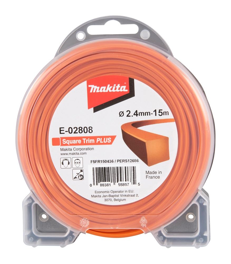 Makita E-02808 Strimmer Line Square 2.4 Mm X 15 M