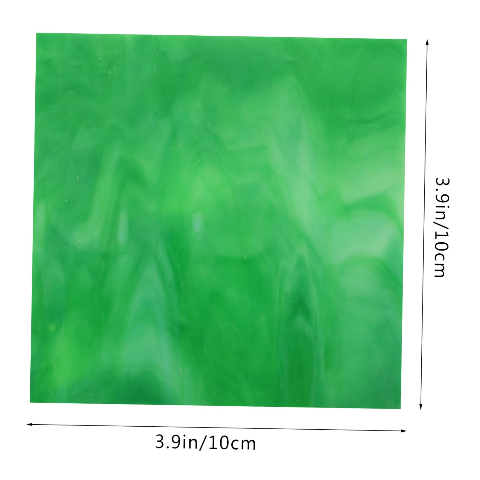 OSALADI Unique Cathedral Mosaic Glass Sheets 10pcs for DIY Projects Wall Tiles Stained Glass Backsplash