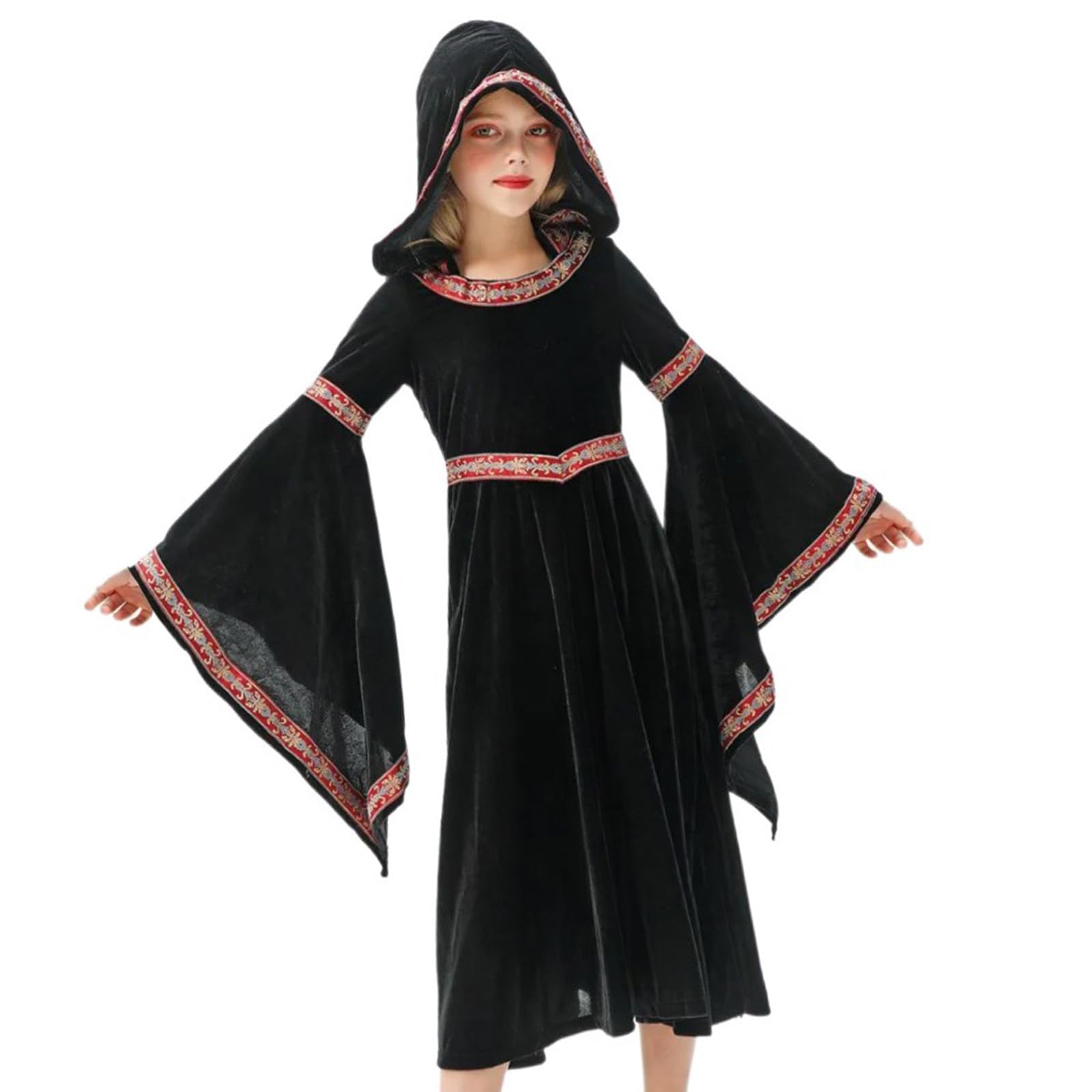 Mystical Courts Themen Kinderkleid mit Kapuze | Hoodie Upgrades für die Halloween Party, Enchanting Courts inspiriert Kinderkleid mit Kapuzen