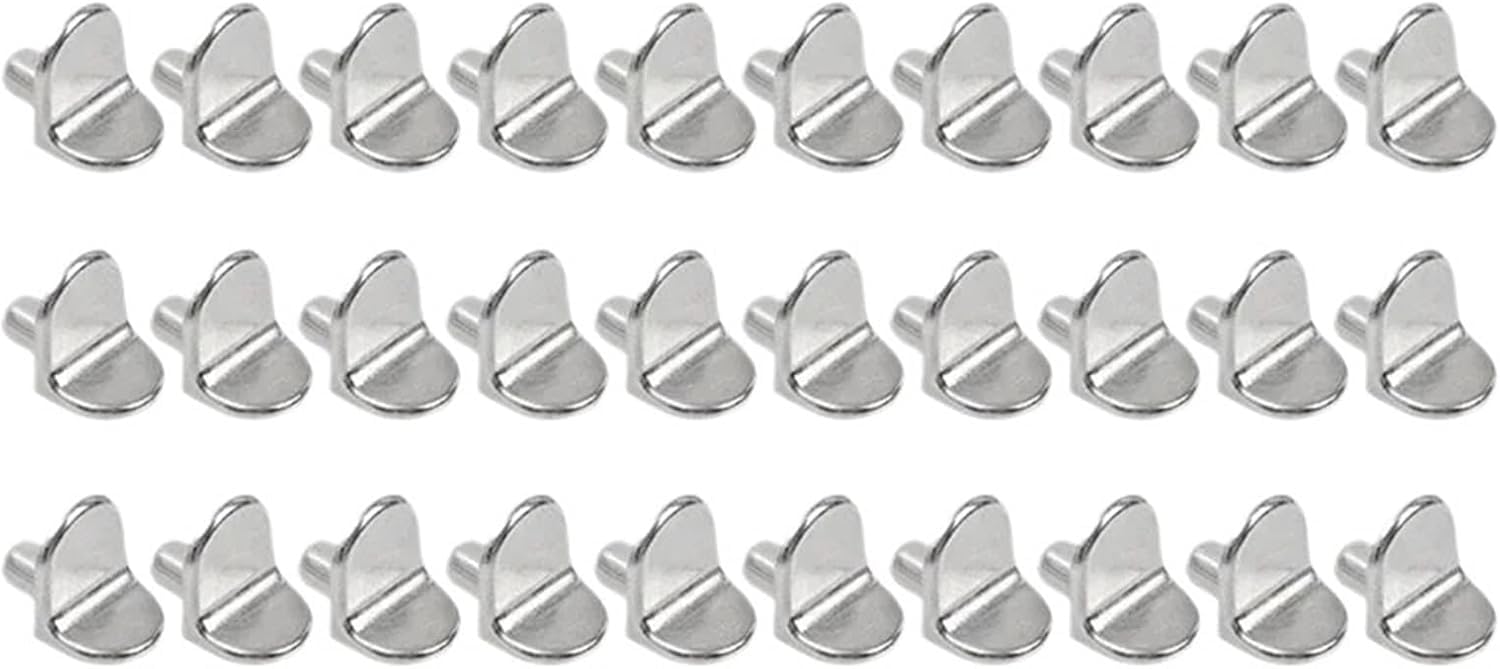 L Brackets Shelf Support Pegs Wardrobe Fixed Bookcase Wooden Glass Layer Board Furniture Holder(30pcs)