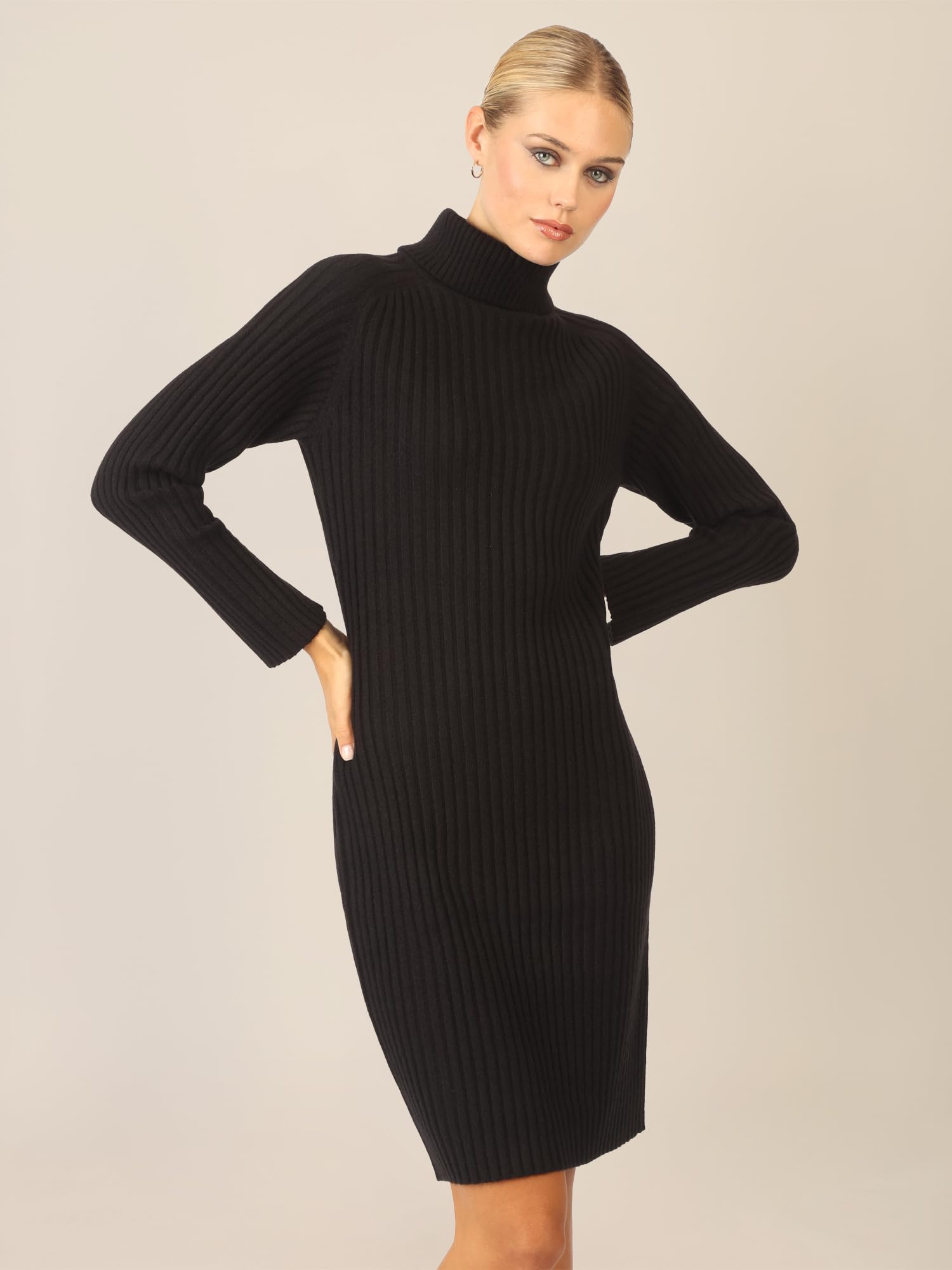 APART Fashion Sukienka Kobiety Rippenstrickkleid