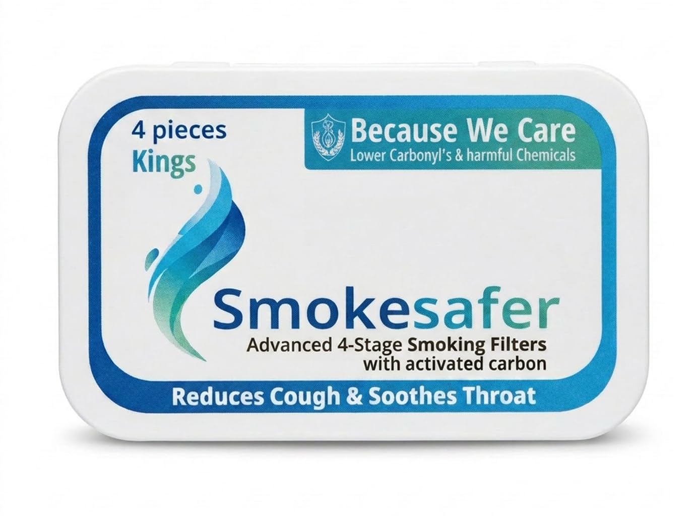 4-stage advanced Filter with Activated Carbon. Filters To Quit Smoking, each filter is reusable for 15 to 20 Slim smokes (for kingsize or regular smokes)-image-46