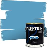 Vista 9 de Prestige Paints. - Base y pintura para exteriores en un solo galón, 1 galón. plano, comparable con Sherwin Williams Topsail.