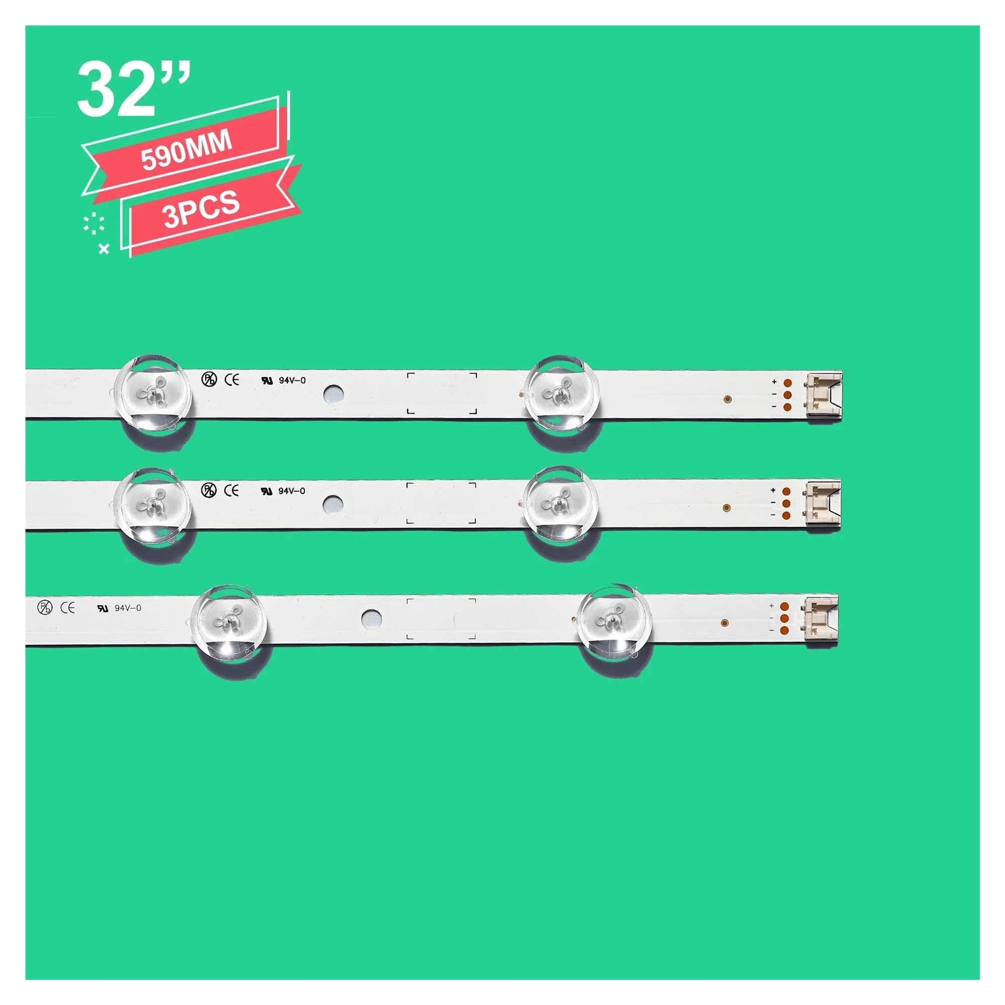 1/2/5/10 Set LED Backlight Strip for DE LED TV 32" 32LN540B Uot Pola2.0 32ln54 Agf78399401 32LN5707 HC320DXN-VHFPA-21XX(Size:10 Set)
