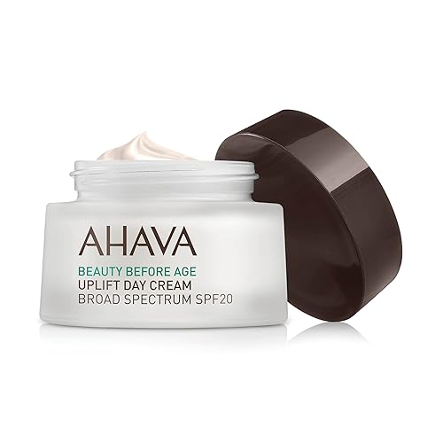 Miniatura 4 de AHAVA Uplift Crema de día, amplio espectro SPF20 - Crema hidratante rica para levantar, reafirmar y tensar la piel, reduce las arrugas profundas,