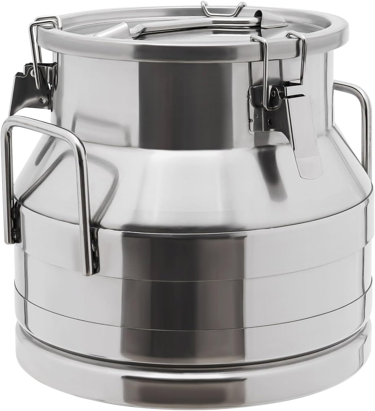12L Stainless Steel Milk Can Bucket - 3.17 Gallon Sealed Storage Container with Faucet & Lid for Wine, Water, and Liquids - Durable, Leak-Proof, Ideal for Home and Kitchen Use