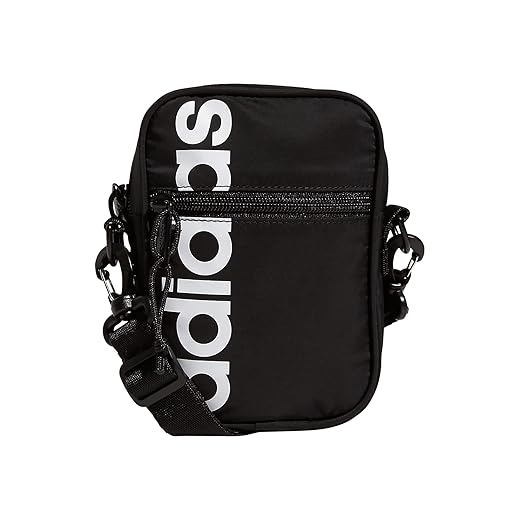 adidas Unisex Core Festival Crossbody, Black/White, One Size