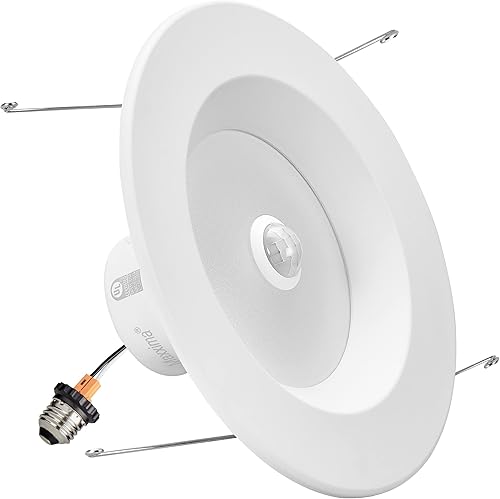 Miniatura 2 de Maxxima Retrofit LED PIR Sensor de Movimiento Downlight de 5 pulgadas y 6 pulgadas - 1300 lúmenes, 14 vatios, 5 CCT 2700K/3000K/3500K/4000K/5000K,