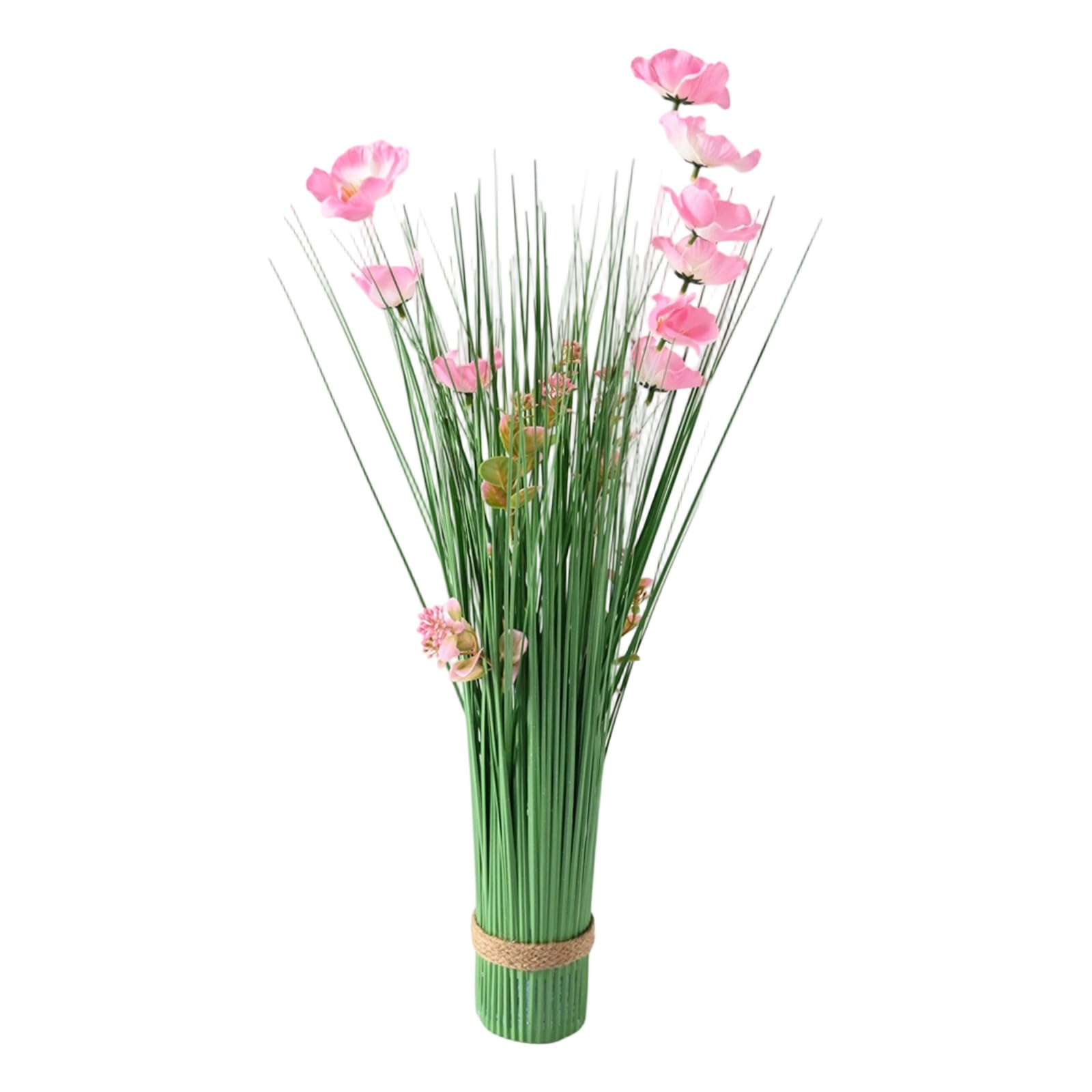 MIDOKSTUA Sturdy Artificial Wild Grass Stalks Ideal for Wedding 62Cm Height Maintenance-Free Denial Maintenance Decorative Bulrush