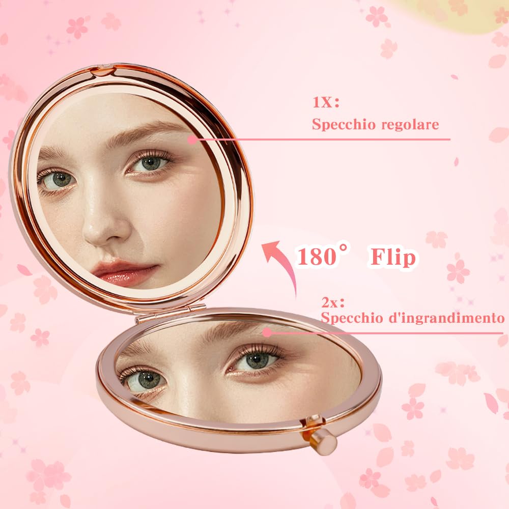 Specchio per Trucco Ingranditore Regalo Zia Compleanno