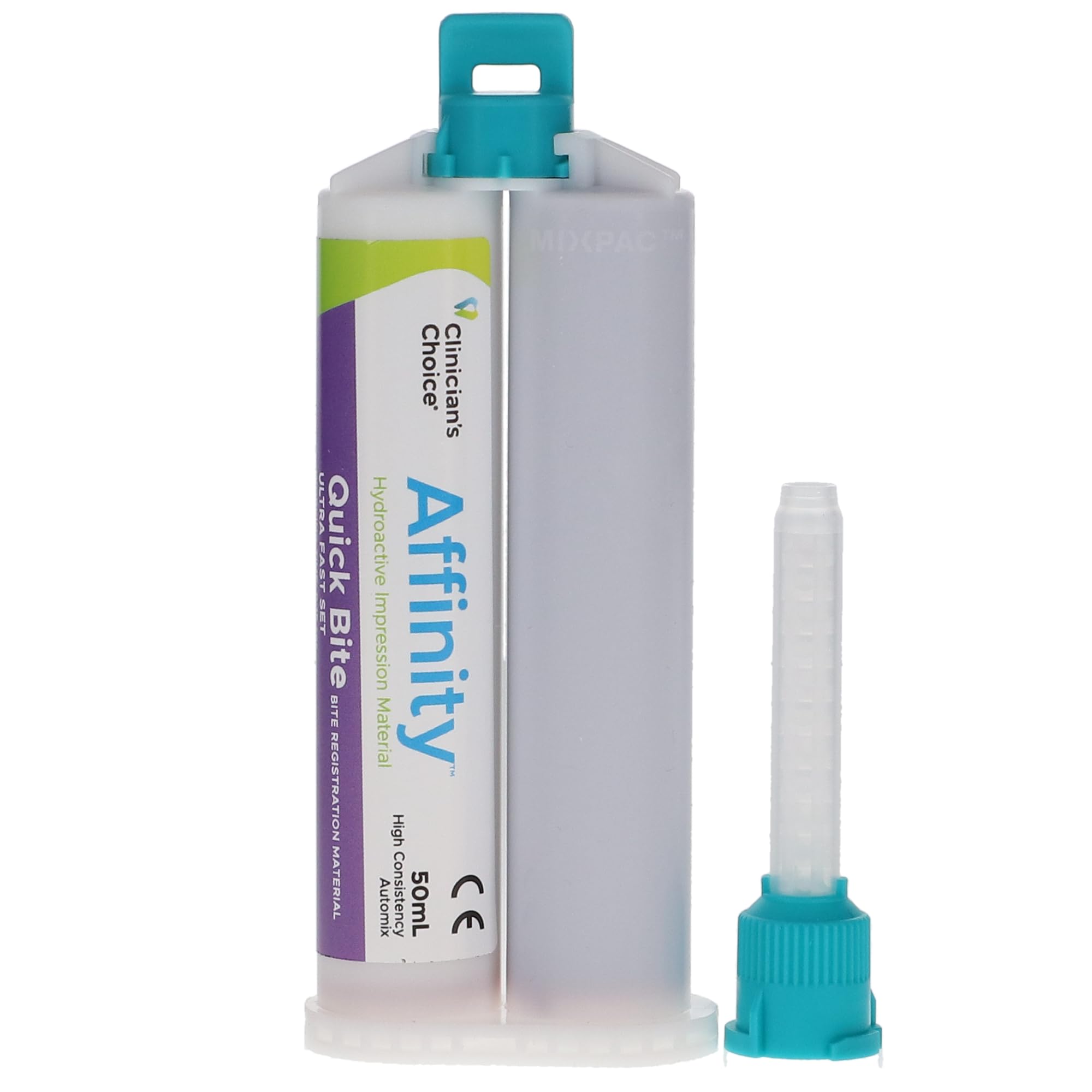 Clinician's Choice 26400 Affinity Impression Material Quick Bite Fast Set 2/Pk 50 mL