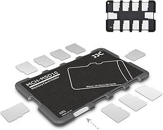 10 Slots Micro SD Card Case Holder Storage Organizer, Ultra Slim Credit Card Size Lightweight Portable TF MSD Memory Card Storage
