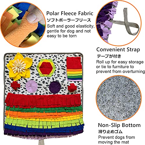 Snuffle Mat for Dogs, Nosework Feeding Blanket Sniffing Pad for Interactive Games, Foraging Puzzle Enrichment Toys for… - Image 4