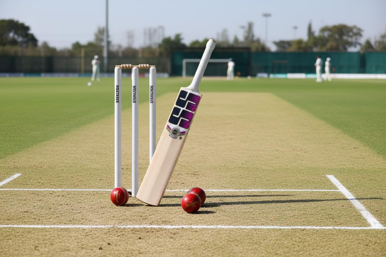 SS English Willow Cricket bat Full Size-image-17