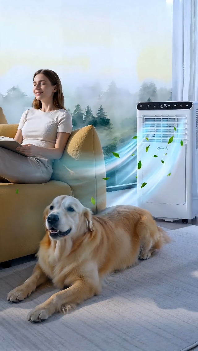Image of Garvee 10000BTUs Portable Air Conditioner for 450 Sq.Ft Max.Portable AC Unitwith Dehumidifier, Fan, Sleep, 24H Timer&Installation Kit, DOE Certified, Ceer 6.6,48dB,Remote Control,White