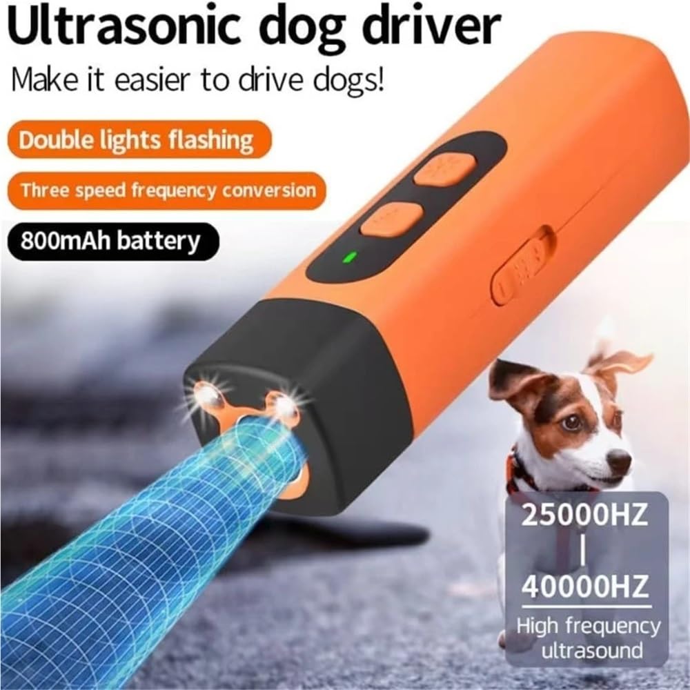 Dispositivo deterrente antiabbaio for Cani ad ultrasuoni – Strumento di addestramento Ricaricabile