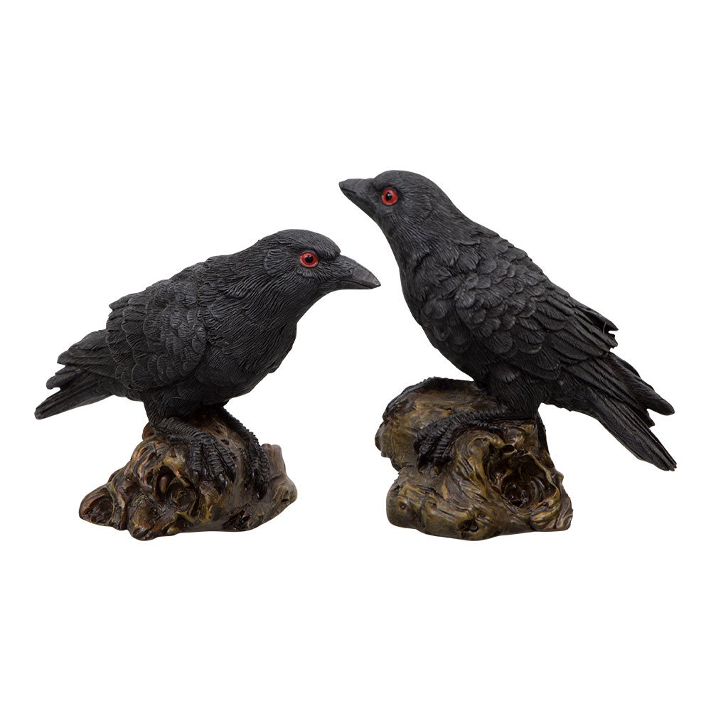 Kheops Raven Figurines (Set of 2)