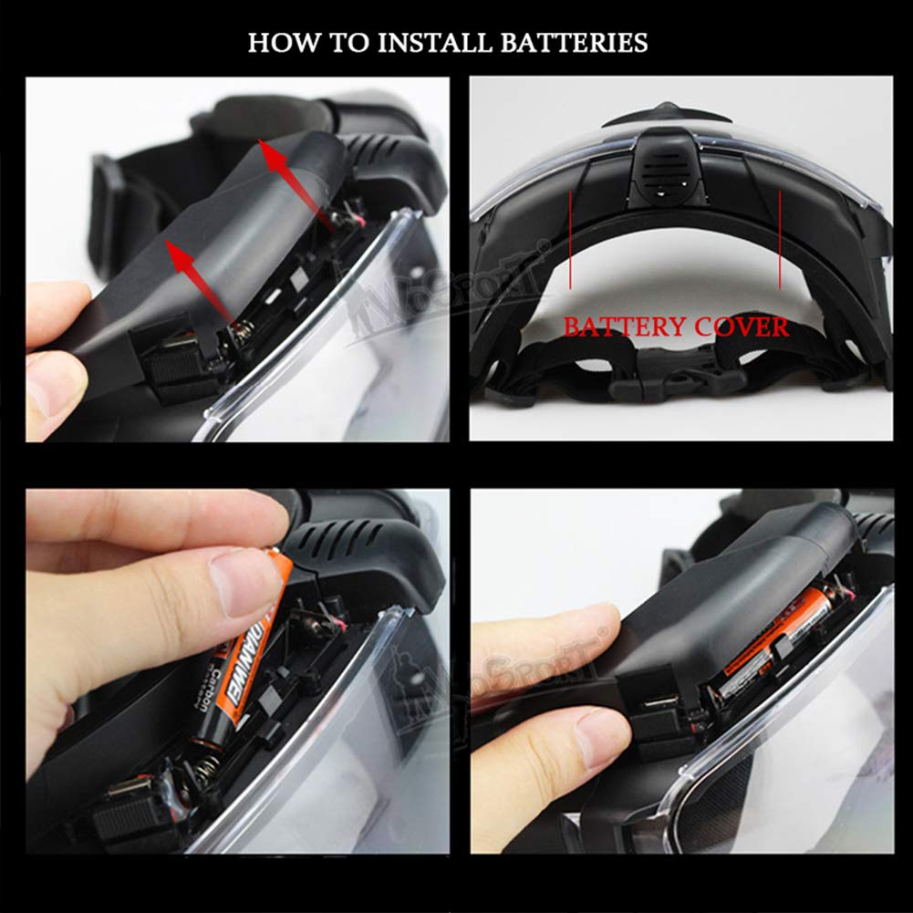 Gafas Antivaho para Airsoft Y Paintball Tácticas para Montar en Casco, Ciclismo, Resistencia, Ventilador Incorporado, Gafas de Protección Uv, Gafas con Lentes de Pc para Caza Al Aire Libre/Ta