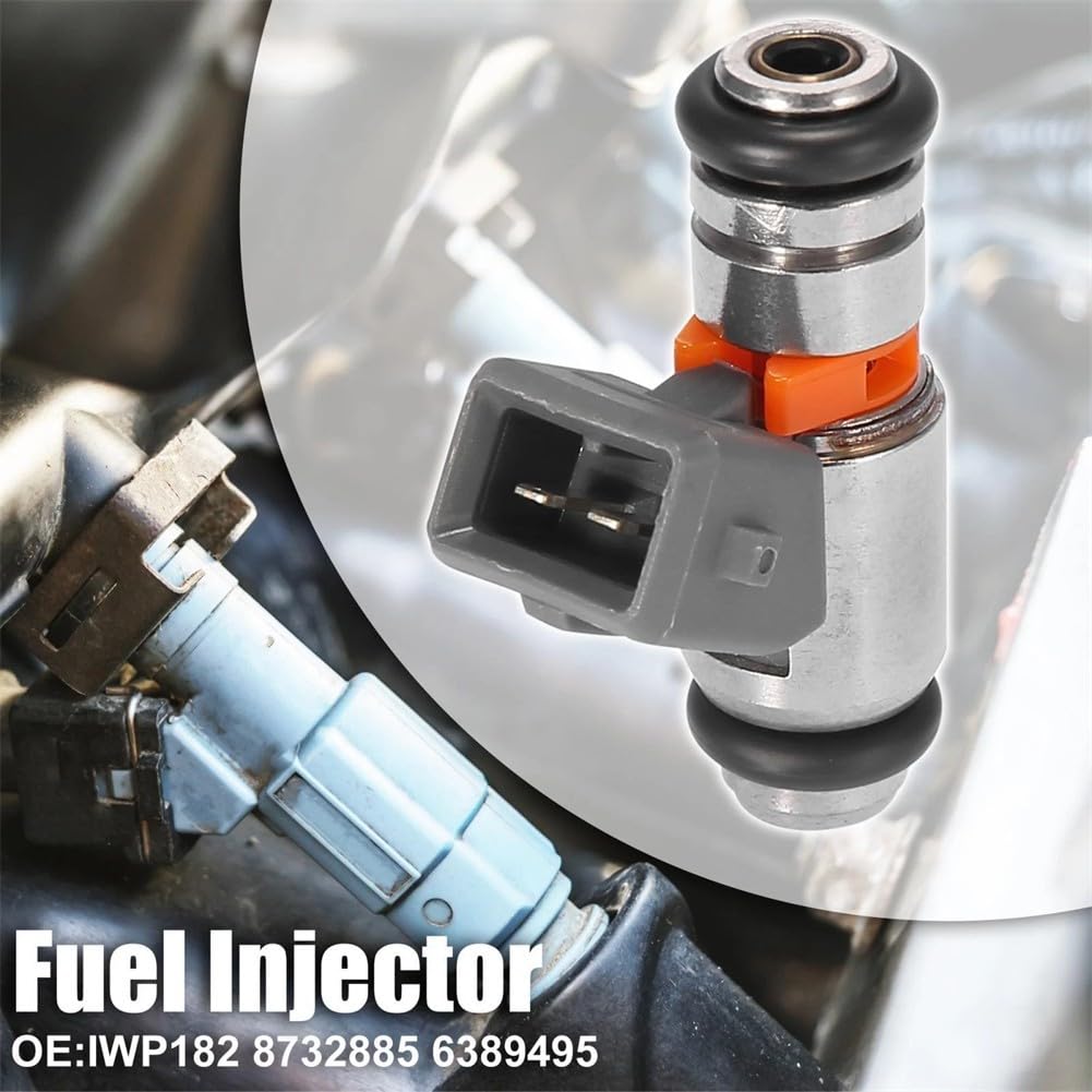 Injecteur de carburant IWP182 Pièce de rechange compatible avec Piaggio GTS250 2006 2007, OEM 8732885 6389495, compatible MP3 250/300 et Beverly Series