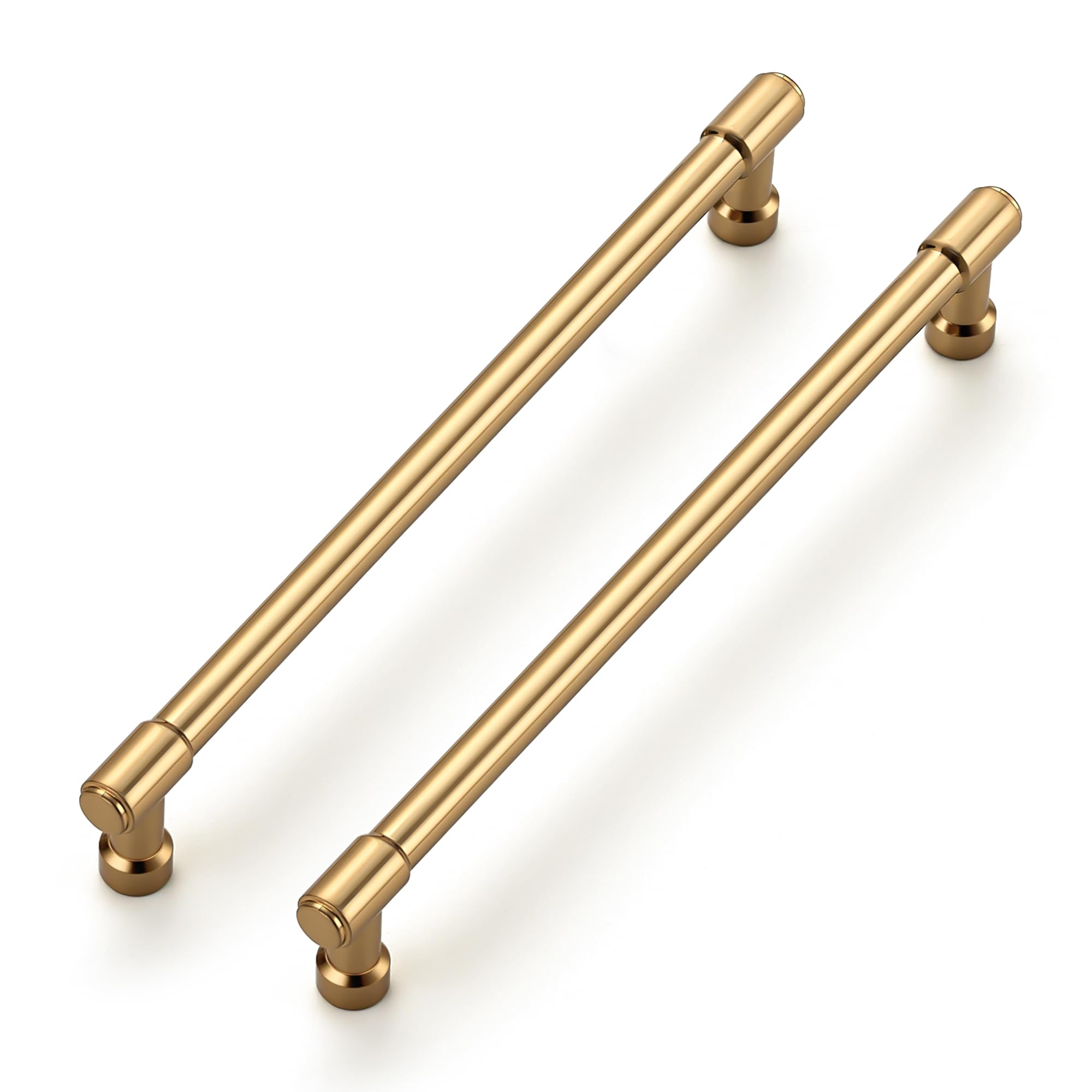 Ravinte Polished Champagne Bronze Cabinet Handles 7-1/2 Inch 10 Pack
