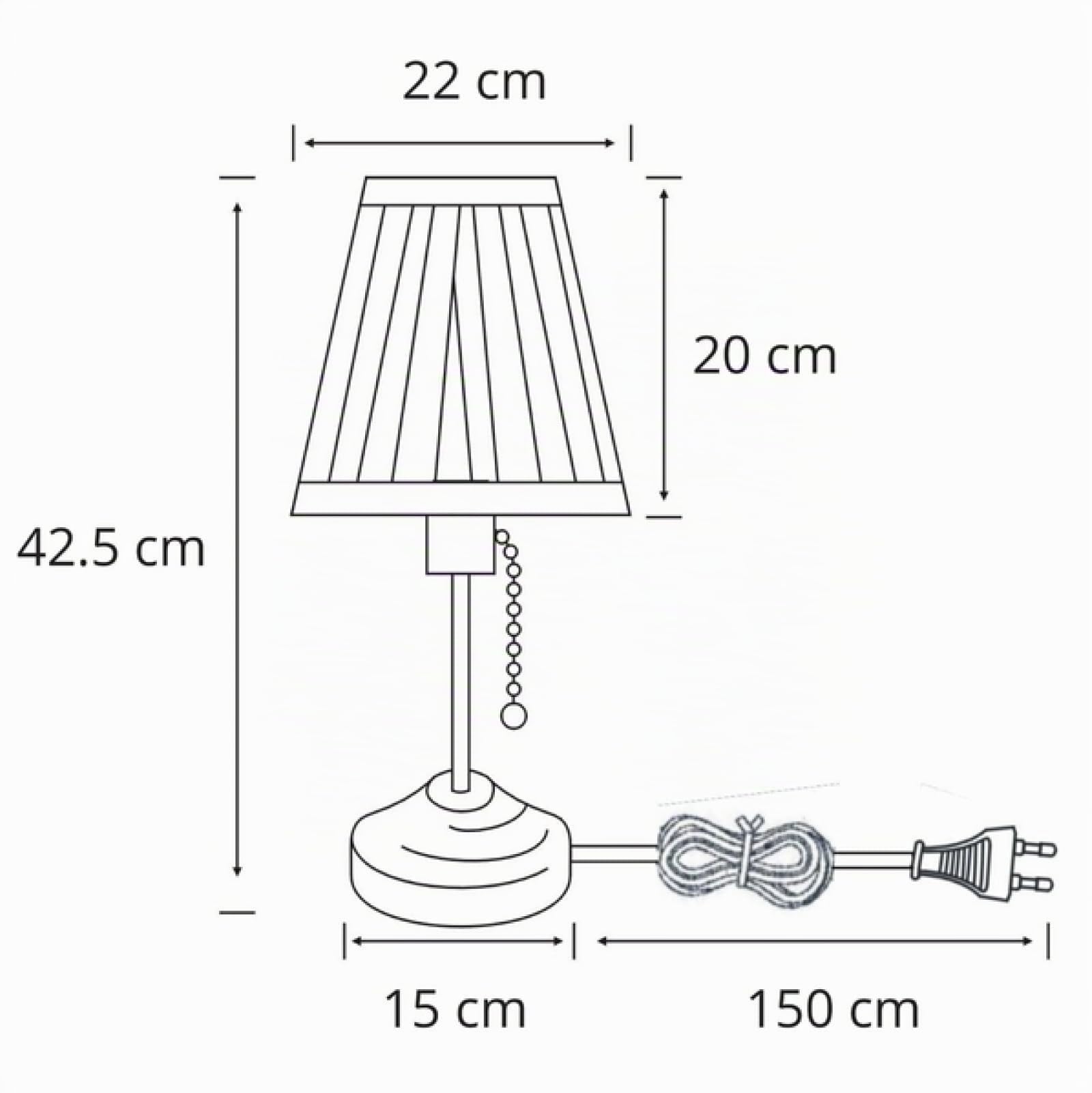 ARTE LAMP Schreibtischlampe & Tischlampe Klassische Metall-Tischleuchte für Schreibtisch, Bronze, Beige, E27, dimmbar, 22 x 22 x 42 cm