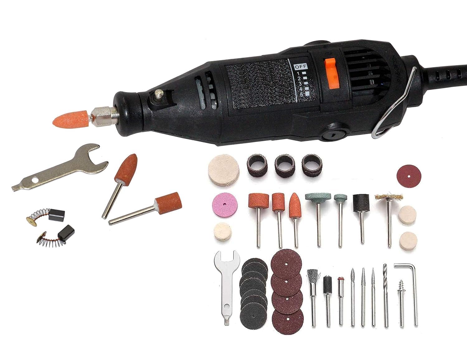 Mini Drill 130W Electric Drill Grinder Engraver Pen Grinder Mini Drill Electric Rotary Tool Grinding Machine 105Pc Multi Rotary Tool Accessories Set Grinding Polishing Rotating Kits-image-38