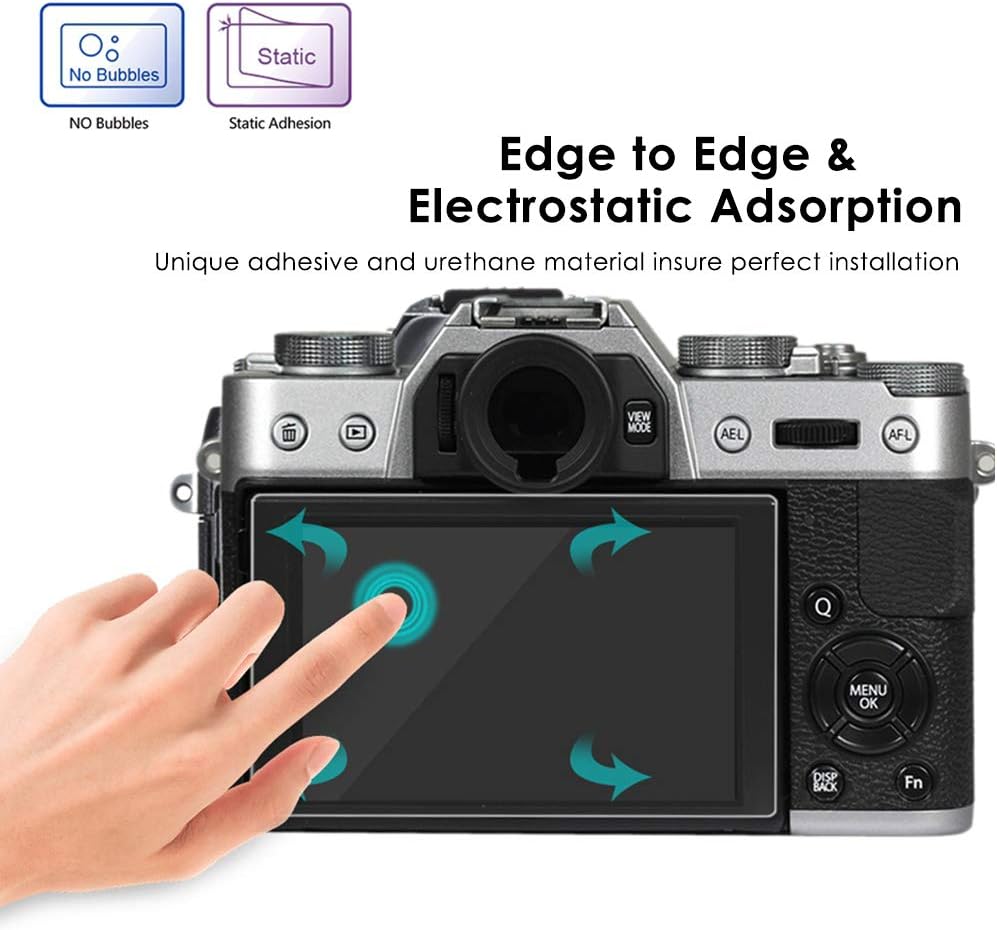 QIBOX Screen Protector Compatible with Sony Alpha 7 IV A7 IV A7IV A7MIV A7M4 A7M 4 α7IV, 3-Pack Tempered Glass Screen Protection LCD Guard Compatible with Sony A7iv Digital Camera, Full Coverage/Edge to Edge